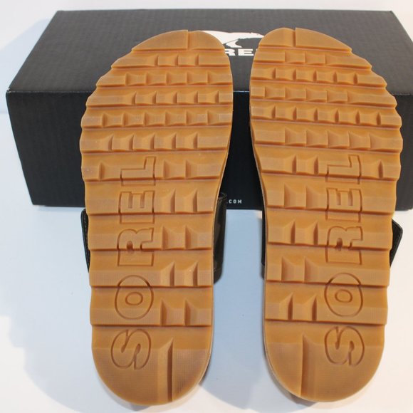 NIB Sorel Roaming Buckle Slides Velvet Tan 10 Women Sandal - Picture 6 of 7